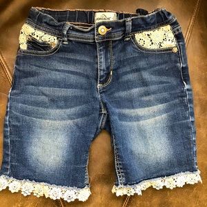Denim shorts